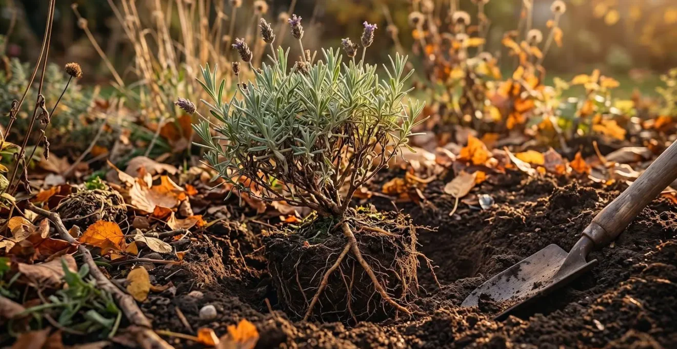 Plantation d'automne de végétaux méditerranéens permettant l'enracinement avant l'été